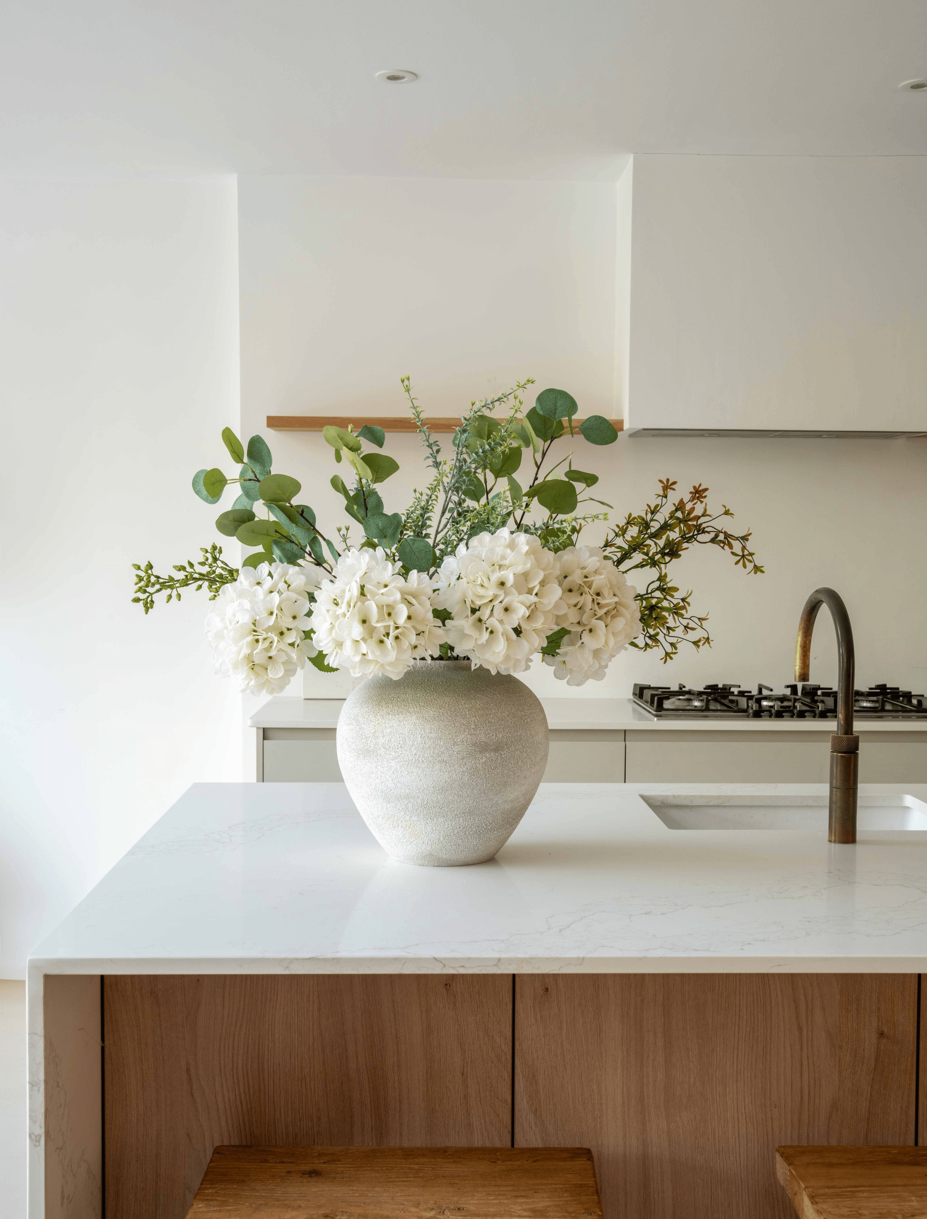 Eucalyptus White Hydrangea