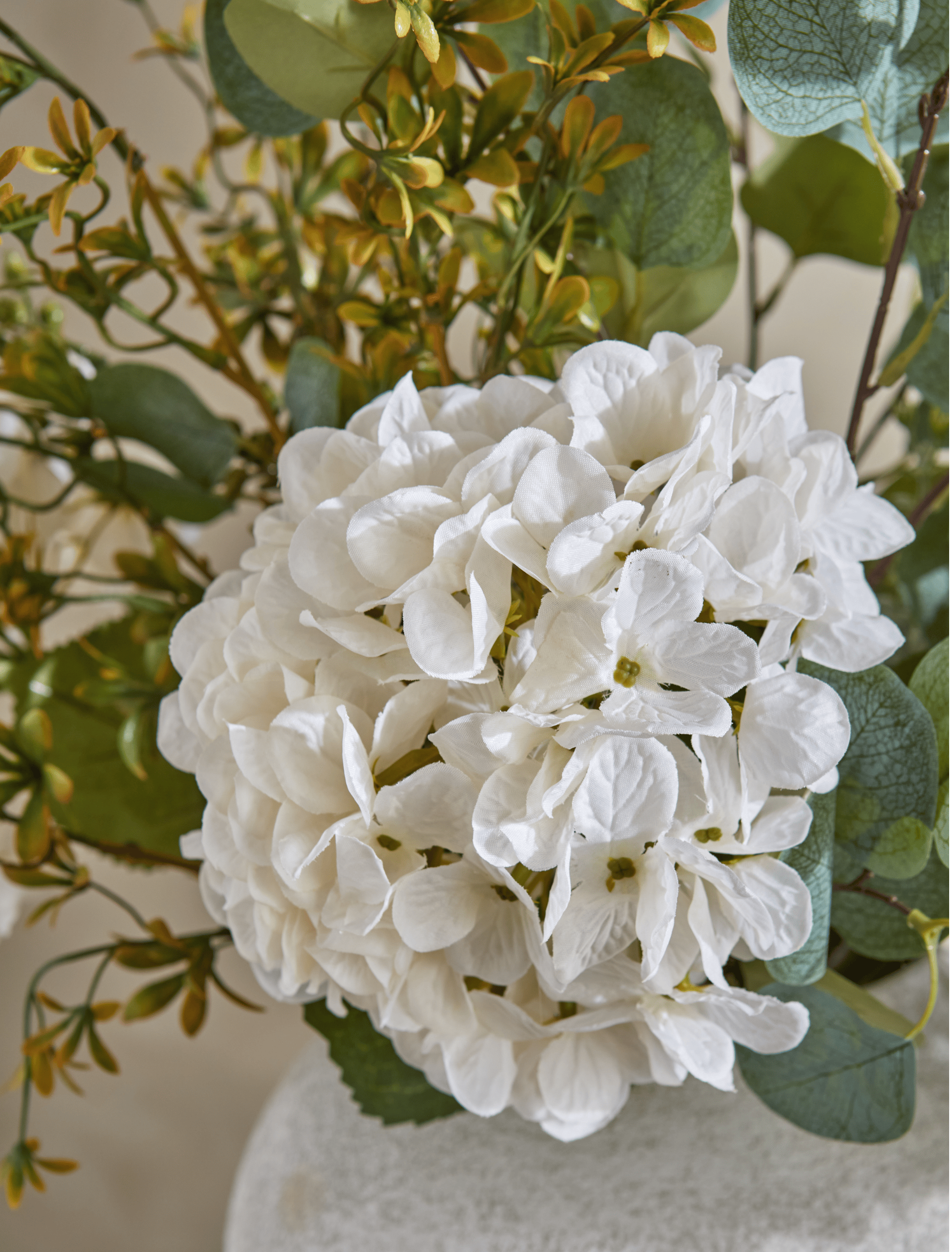 Eucalyptus White Hydrangea
