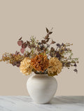 Orange Hydrangea Eucalyptus