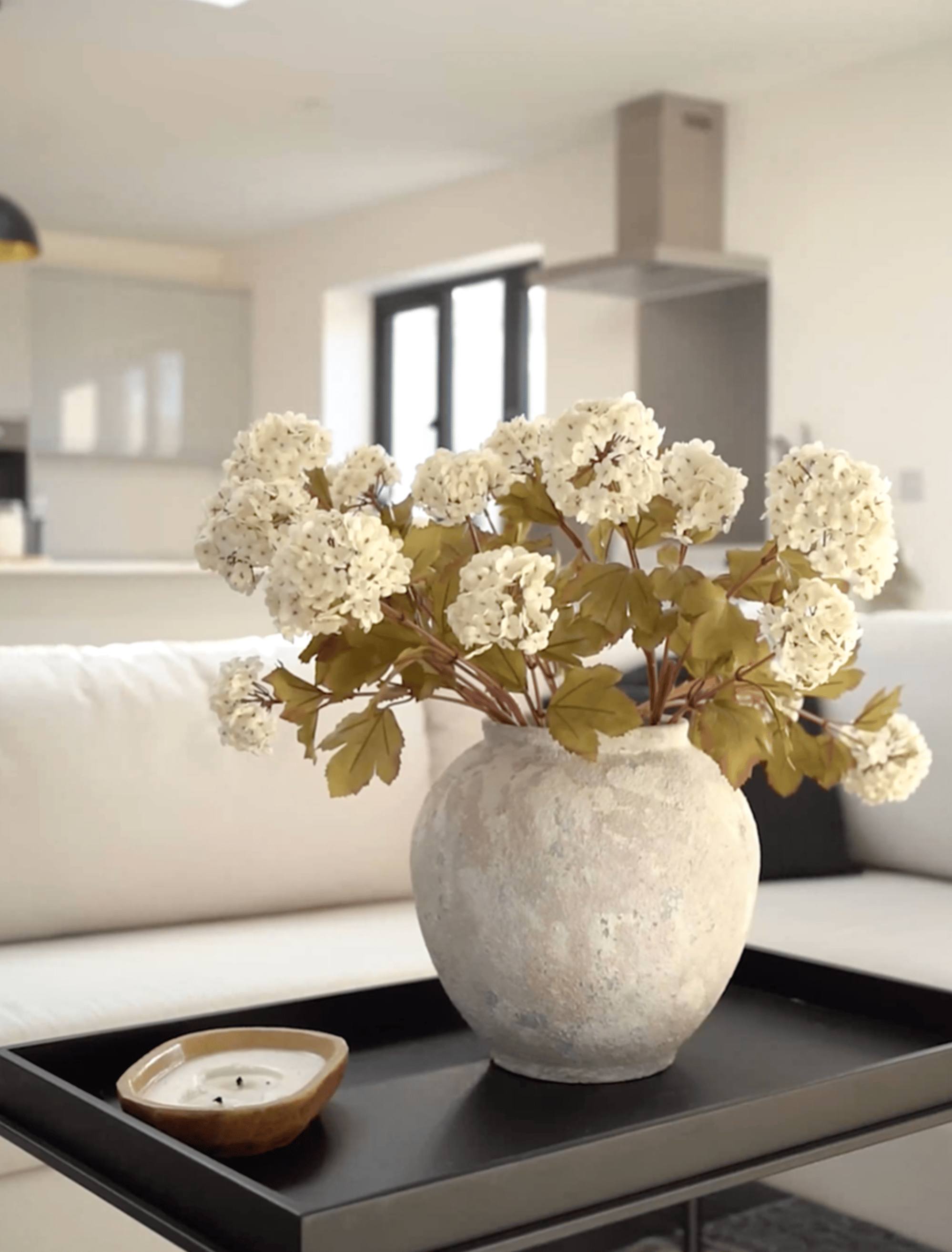 White Viburnum Flower