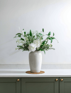 White Dahlia Green