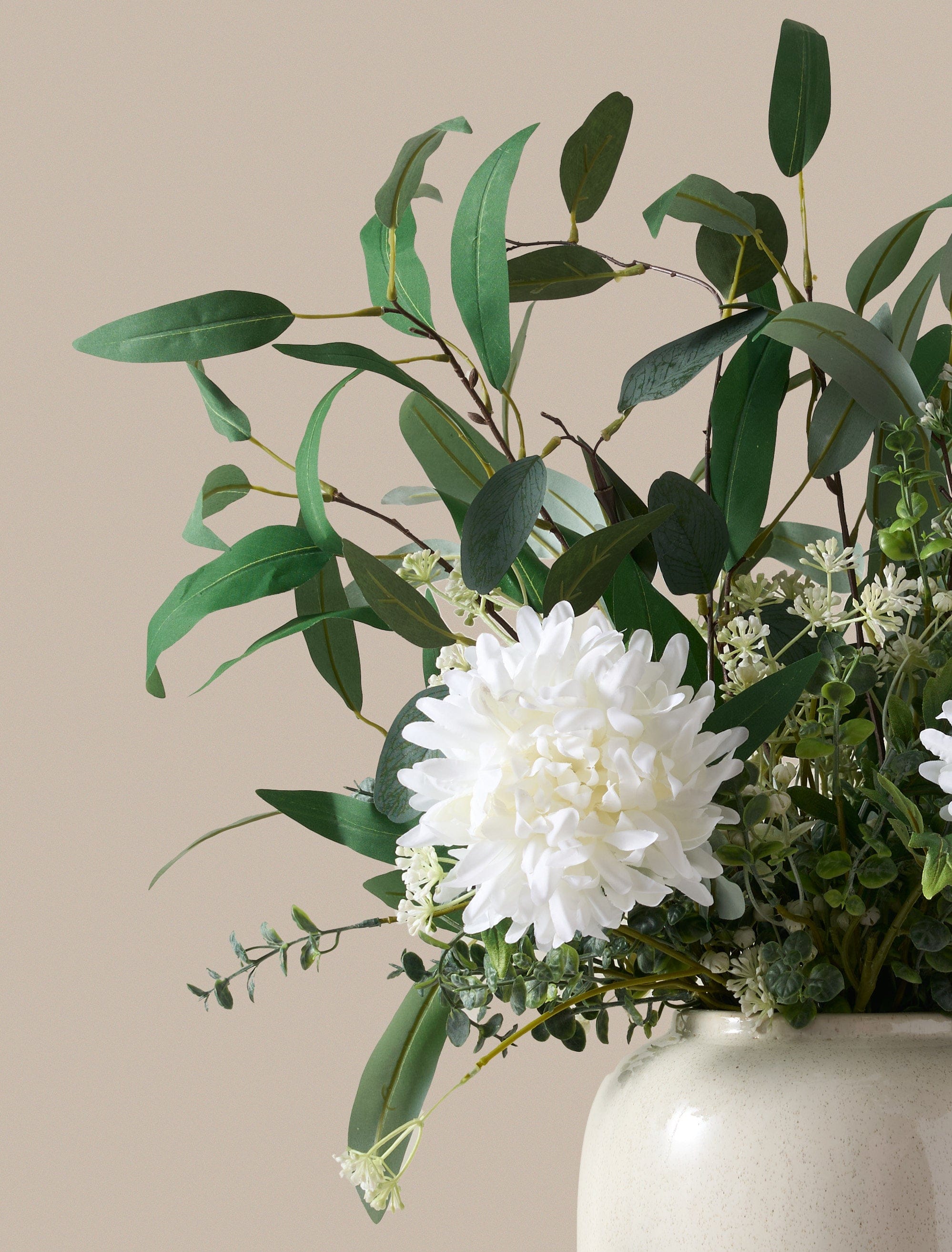 White Dahlia Green